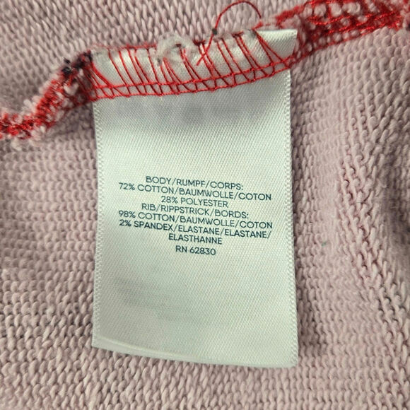 Lands' End Serious Sweats Hoodie Mixed Plaids Red Blue Green size Large (14-16) - Picture 13 of 16